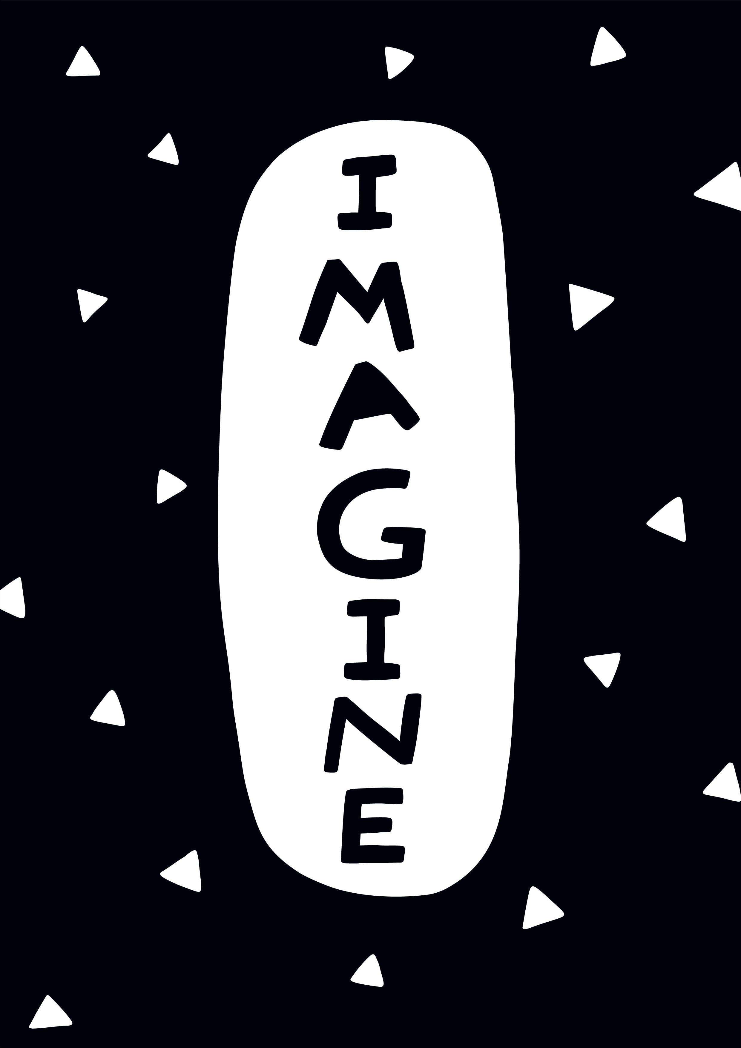 Imagine - Modern Wall Art - Olli+Lime
